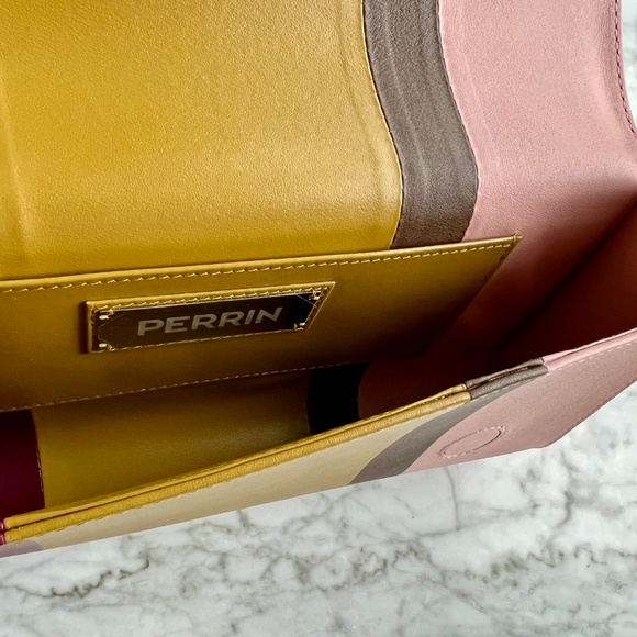 PERRIN PARIS Le Cabriolet Glove Clutch Purse - Muliti-coloured STATEMENT PIECE! - Picture 10 of 17
